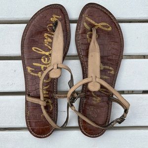 //SAM EDELMAN// Nude Gigi Sandals